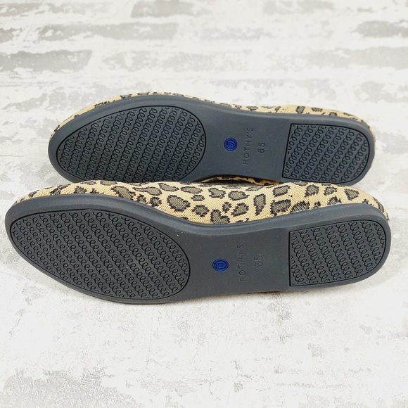 NEW Rothy's Spotted The Loafer Leopard Print Slip On Round Toe Loafers K868 - Picture 6 of 8